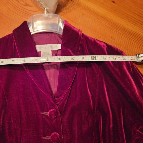 Tweeds Designer Velvet Jacket - Picture 12 of 13